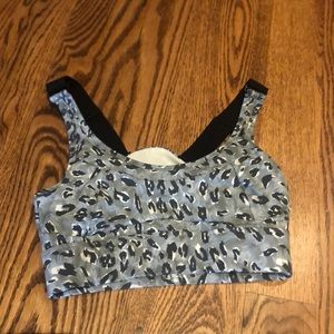 Varley Edris sports bra Griffin Cheetah print S